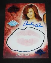 2014 Benchwarmer AMELIA TALON National Blue Foil KISS Auto/2 PLAYBOY Playmate