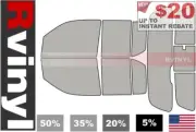 Rtint Precut Window Tint Kit for Suzuki Equator 2009-2012 (4 Door) Tinting Films (for: Suzuki)