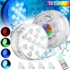 Underwater Pool Lighting 13 LED RGB Pool Light Lamp Magnetic Lamps for Fountain