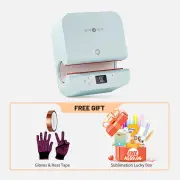 HTVRONT Auto Tumbler Heat Press Machine With Free LuckyBox- Sublimation Tumbler Heat Press,for Tumbler,Mug,Glass,Cup&Bottle 10-30oz, Machine Option / Light Blue Machine&giveaway