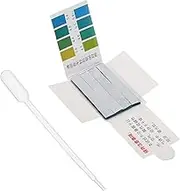 uxcell PH Test Strips Kit, 5Pcs/400 Strips Kit PH 3.8-5.4 Litmus PH Balance Testing Paper with 5Pcs Test Droppers for Water Food Soil Acid Alkaline Testing