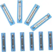 jojofuny 10Pcs DIY Adhesive Badge Pins with Safety Pin Backs Durable and Material for Crafting and Redesigning Id Badges Lightweight and Portable