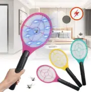 1x Electric Racket Mosquito Killer Bug Insect Zappers Fly Swat Assorted Colour