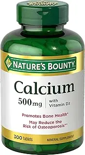 Nature's Bounty Calcium 500 mg w/Vitamin D, 300 Tablets