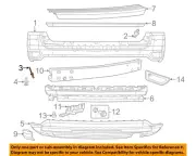 CHRYSLER OEM Exterior-Cab-Mud Flap Splash Guard Rivet 6035201 (for: Jeep)