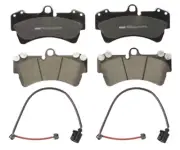 Front Brake Pad Set w/ 2x Front Brake Pad Sensor for PORSCHE Cayenne S GTS Base (for: Porsche)