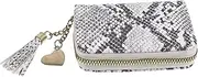 [BESPORTBLE] 1pc Snakeskin Pattern Women Wallet Capacity Cards Storage Bag for Travel Lightweight Durable Design Present for