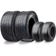 4 WANDA Zero-Turn Lawn Mower Turf Tires 13x5-6 & 23x10.50-12 /4PR -13080/13049