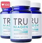 Tru Niagen® Nicotinamide Riboside, NAD+ Booster, 300mg, 90-Day Supply (3 Pack)