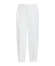 Belt-loop casual pants IT50,IT48 white