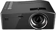 Mini WiFi Projector, Home Theater Projector, Support 1080P, Full HD Huge Screen Projector with HiFi Stereo Speaker, Keystone Correction