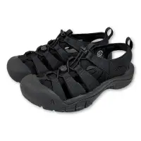 在飛比找Yahoo奇摩購物中心優惠-KEEN NEWPORT H2 寬織帶涼鞋 男 黑色 溯溪鞋