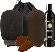 [Tan Physics] True Colour Tanner 240ml w/FREE Face and Body and Tanning Mitts by Sans-Sun