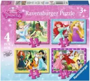 Ravensburger Disney Princess-4 in Box (12, 16, 20, 24 Piece) Jigsaw Puzzles For