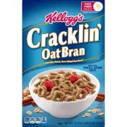 New Kellogg's Cracklin' Oat Bran Original Grain Breakfast Cereal Box 16.5oz