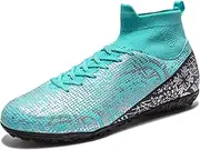 [curunect] Unisex-Adult Turf Soccer Shoes Lightweight Training Futsal Shoes for Big Boys