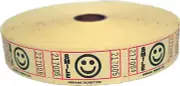Yellow Smile 2,000 Boletos De Rollo Unico Boletos De Calidad Premium Para Evento
