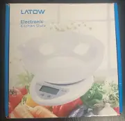 NEW-LATOW- electronic kitchen scale With Brand, New Sealed Batteries