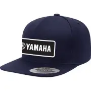 Factory Effex Yamaha Classic Snapback Hats OSFM Navy 27-86200