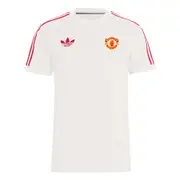 adidas Originals Manchester United Mens 3-Stripes Tee