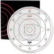 CZYY Spell AOE Damage Marker for 1" Grid or Hex Tabletop Game Mat Acrylic D&D Area Effect Template - RPG Gaming Accessories Perfect for Dungeons and Dragons, Pathfinder and Other TTRPGs