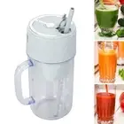 (Green)Portable Blender Efficient Rechargeable 10 Blades Portable Juicing DOB