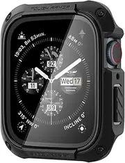 SPIGEN Tough Armor Case Designed for Apple Watch Series 8/7 (41mm) Heavy Duty Hard Cover - Black