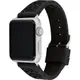 COACH Apple Watch 錶帶 38/40mm 適用 矽膠錶帶 - 黑色(不含手錶)