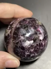 Purple Mica Sphere Ball Orb Crystal 47.1mm 142g