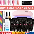 Quick Building UV Poly Builder Nail Gel Polish Extension Acrylic Kit With Bag