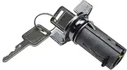 Lock Cylinder for Jeep Wrangler 1992-1995, Ignition Cylinder Lock with Keys 8120081/8120081K/17250.03