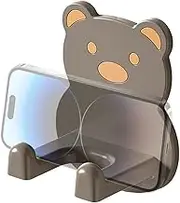 Blow Dryer Holder - Hug Bear Wall Mounted Hair Dryer Rack Hair Dryer Holder - Waterproof Hair Tool Organizer Multifunctional Cartoon Bathroom Storage for Hair Dryer