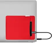 RIVEENY Portable Hard Drive Sleeve for Laptop, SSD Solid State Drive, Stick on External Hard Drive Carrying Case, Travel Pocket Pouch