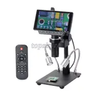 HDMI Industrial Microscope Camera 16MP 230X 1080P 60FPS USB TF Card 5.0" Display