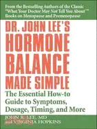 在飛比找三民網路書店優惠-Dr. John Lee's Hormone Balance