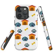 For iPhone 15 Pro Case, Shielding Cover, Dog Houses