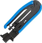 Wire Crimping Tool | Multipurpose Ergonomic Wire Crimping Tool - Wear-Resistant Hand Tool, User friendly Cable Crimper for Crimp Metric & Inch F Connectors