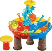 Kids Water Table - Toddler Water Table Sand | Educational Toys with Accessories, Preschool Learning Activities Sensory Games for Boys Kids Toddler