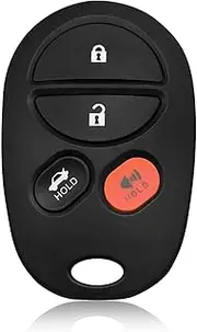 Keylessbest Replacement for 2004 2005 2006 2007 2008 Toyota Avalon Solara Key Fob Remote Control GQ43VT20T 4 Buttons 315MHz