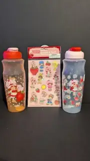 Strawberry Shortcake Zak! Plastic Reusable Bottles & Stickers