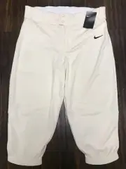 RARE- Nike VANDERBILT Baseball TEAM ISSUE Short CREAM pant SLANT PKT - sz LARGE