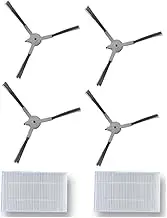 Robot HEPA Filter Side Brush Roll Brush Mop Cloth Compatible with Ropo Glass 3 Robotic Vacuum Cleaner Spare Parts Accessories Replacement (Color : As shown-02)