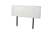 PU Leather Double Bed Headboard Bedhead - White