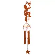 Set of 4 Demdaco Dance for Joy Leap Frog 17" Wind Chimes by Carol Roeda