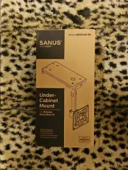 Sanus MEHUCM-B2 White Black Under-Cabinet Mount For Amazon Echo Show 15