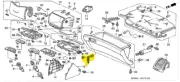 Genuine Honda Glove Box Lock Cylinder 77520-SDA-A01