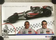 Vodafone McLaren Mercedes MP4-22 - 2007 F1 Race Hamilton & Alonso Mini Poster