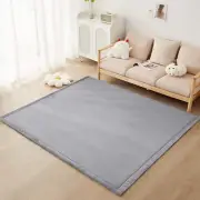 Play Mat Floor Rug for Baby Kids, 2Cm Thick Large Area Rug Memory Foam Coral Vel