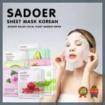 SADOER SHEET MASK FACE MASK 韓國面膜強力原裝進口黑頭