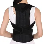 Corrector Back Support Brace Adjustable Waistband Lumbar Straightener for Hunchback Improvement Men and Women,XX-Large,XX-Large